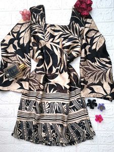 Corset Kurti &amp; Trouser Set🖤