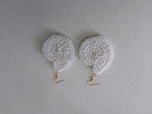 Sea Shell Crochet Earings 🐚