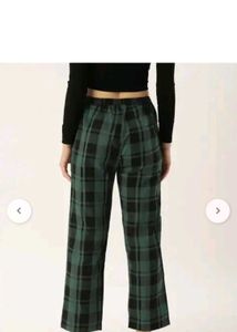 Checked Casual Pants