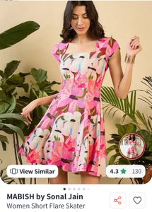 Floral Fit &amp; Flare Dress