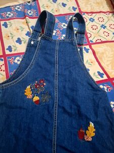 Denim Overall Dress