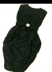 Black Shimmer Bodycon Mini Dress For Women