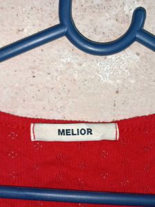 Trendy Cropped Cardigan Sweater Red