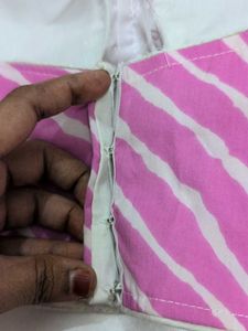 Pink Striped Blouse