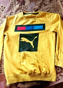 Striped Yellow Sweatshirt