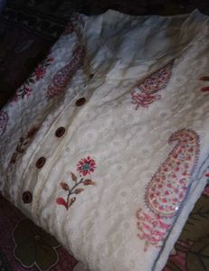 Ethnic Off White Kurti