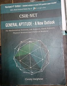 General Aptitude Book CSIR NET