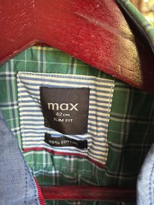 Men's Green Checkered Shirt