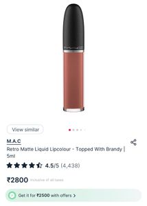 Mac Retro Matte Liquid Lip colour