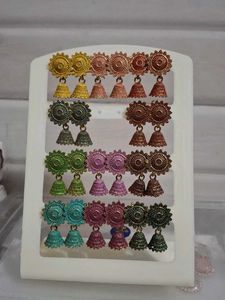 Jhumka Earrings Set