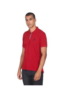 Red USPA Polo T-Shirt