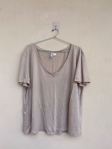 V-neck jersey top