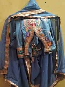 Blue Embroidered Salwar Kameez