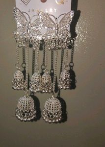 Butterfly Jhumka Earrings