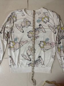 Garfield Graphic Print Sweatshirt