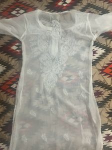 White Kurti