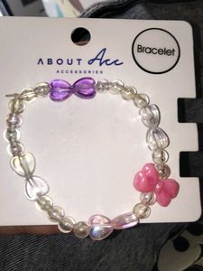 Beaded Bow Bracelet