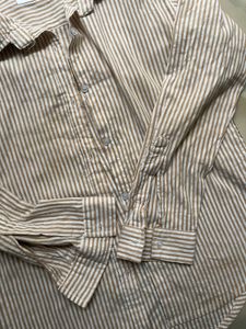 Striped Button-Down Shirt