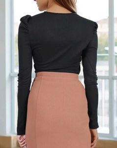 Chic Black Top(Free Delivery)