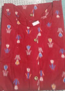 XL Size Maroon Printed Kurta