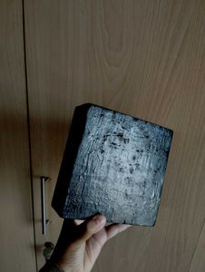 Black Floral Carved Wooden Box✅