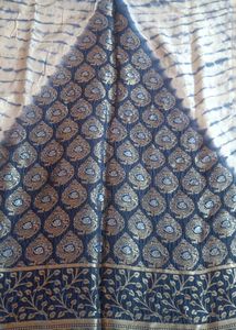 glass fabric suit with Banarasi dupatta