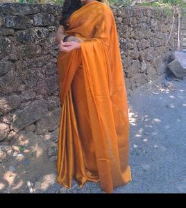 Mustard Saree