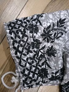 Black &amp; White Ethnic Kurta Set