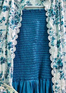 Blue Tiered Maxi Dress