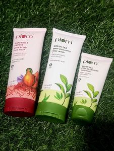 Pack Of 3 Plum Facewash Only 299/