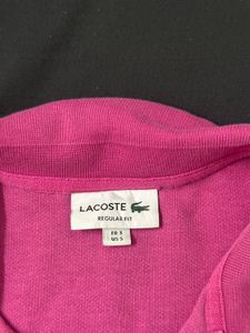 Lacoste Pink Polo Shirt