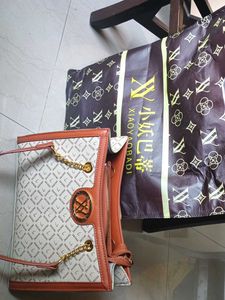 Faux Leather Sling/Hand Bag