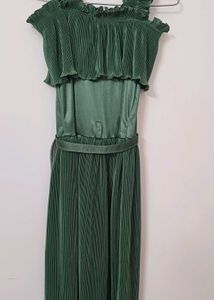 Green Tiered Maxi Dress