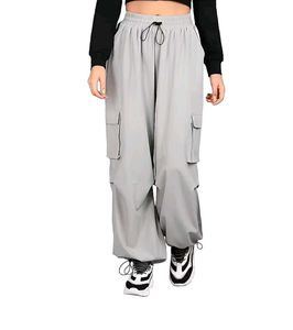 Grey Cargo Pants