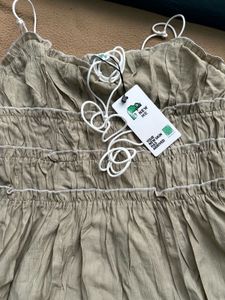 Newme Sage Ruffle Dress