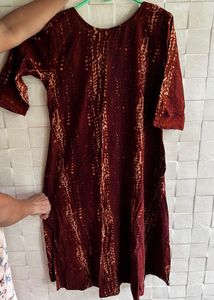 Embellished Brown Kurta