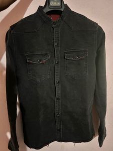 Grey Denim jacket.