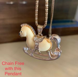 Rocking Horse Pendant Necklace