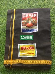 Men&#39;s Black Dhoti