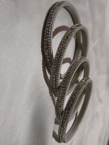 Silver Bangle Set