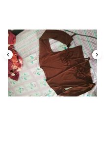 Brown Long Sleeve Top