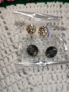 Cute Flower Stud Earring Set