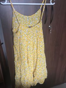 Yellow Floral Dress