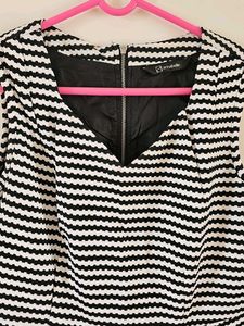 Striped Fit &amp; Flare Dress