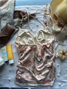 Boho Beads Halter Top