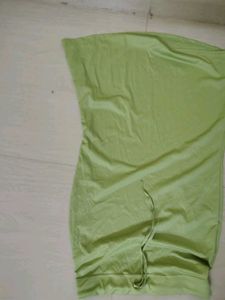 Green Drawstring Dress