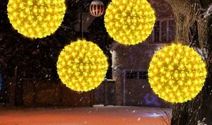 Sphere Flower Topiary Ball/Ceiling LED Lamp