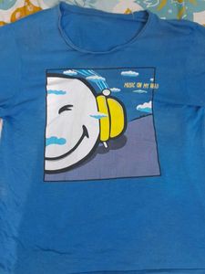 Blue Cartoon T-shirt