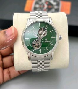 Maserati Silver Watch
