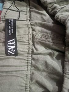 ZARA Casual dark olive Pants